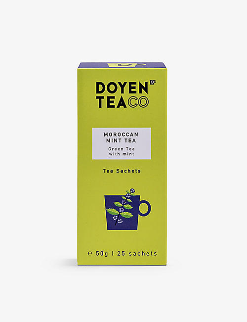 DOYEN TEA CO: Doyen Tea Co. 摩洛哥薄荷茶 25 盒装 50 克
