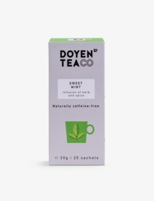 DOYEN TEA CO: Doyen Tea Co. Sweet Mint tea box of 25 30g