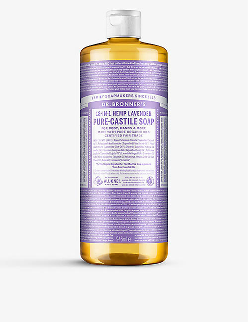 DR. BRONNER: Lavender Pure-Castile liquid soap 946ml