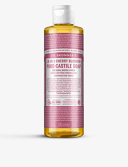 DR. BRONNER: Cherry Blossom Pure-Castile liquid soap 240ml