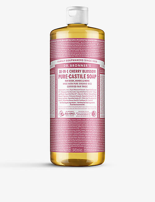 DR. BRONNER: Cherry Blossom Pure-Castile liquid soap 945ml