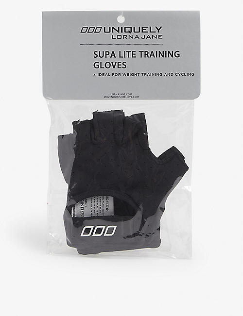 LORNA JANE: Supa Lite padded woven training gloves