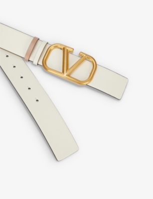 VALENTINO GARAVANI VLOGO standard reversible leather belt