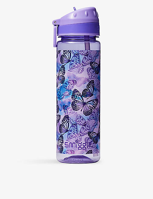 SMIGGLE: Mirage 图案印花塑料水瓶 650 毫升
