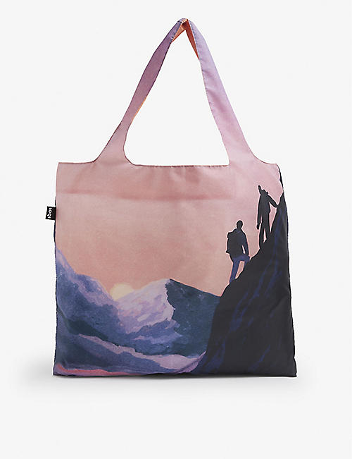 SUPER MOUNTAIN MARKET: Take Me To The Top recycled tote bag