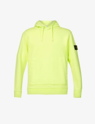 Logo-patch cotton hoody