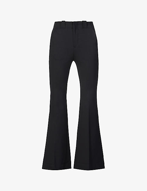 AMBUSH: Slim-fit high-rise stretch-woven trousers