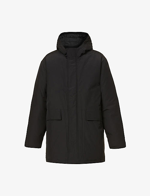 OBEY: Transmission quilted cotton-shell hooded parka jacket