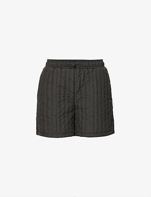 RAINS: Liner quilted high-rise shell shorts