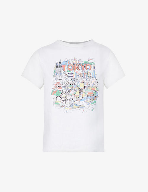 RE/DONE: Tokyo graphic-print cotton T-shirt