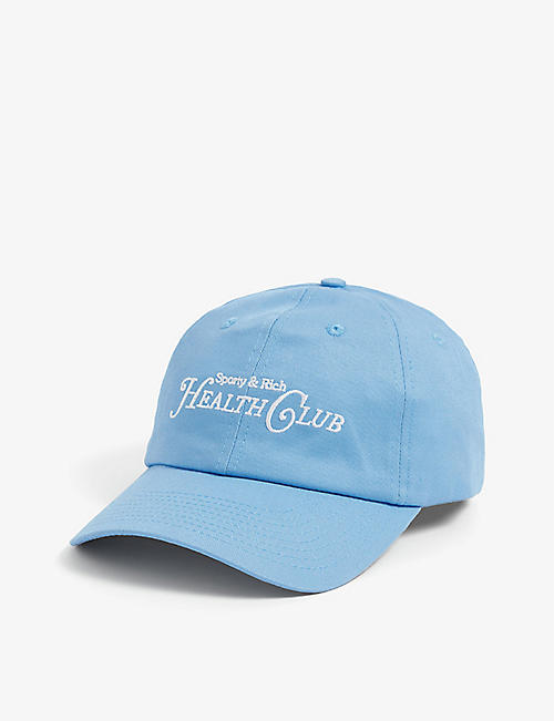 SPORTY & RICH: Rizzoli brand-embroidered cotton baseball cap