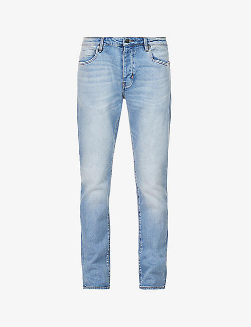 NEUW: Lou tapered mid-rise stretch-cotton denim jeans