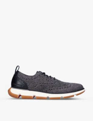 COLE HAAN: 4 Zerogrand Stitchlite wool knit oxford trainers