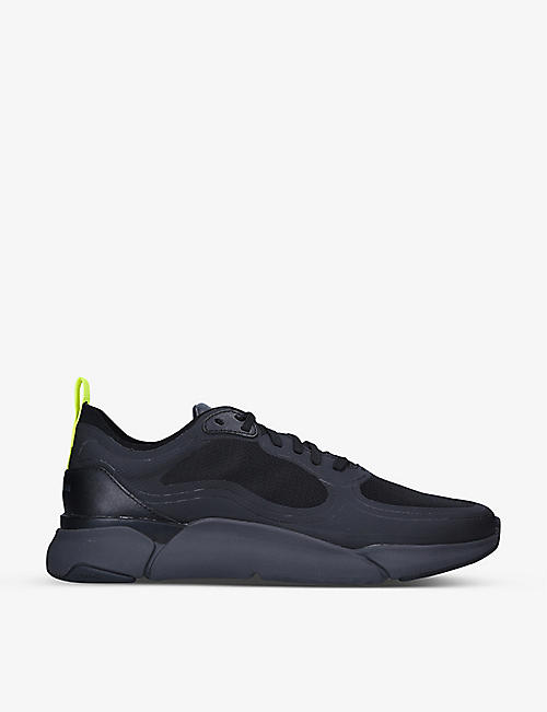 COLE HAAN: GRANDSPORT mesh and leather trainers
