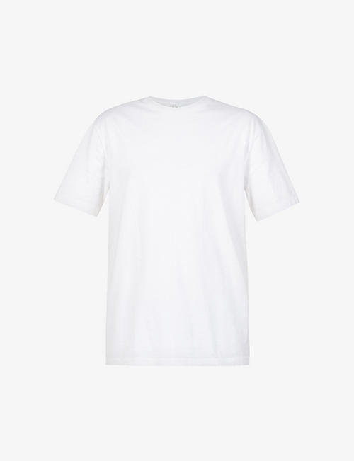 ACNE STUDIOS: Relaxed-fit logo-patch cotton T-shirt