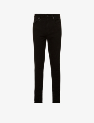 Neuw Rebel Slim-fit Skinny-leg Cotton-blend Jeans In Eternal Black