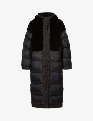 womens shearling parka