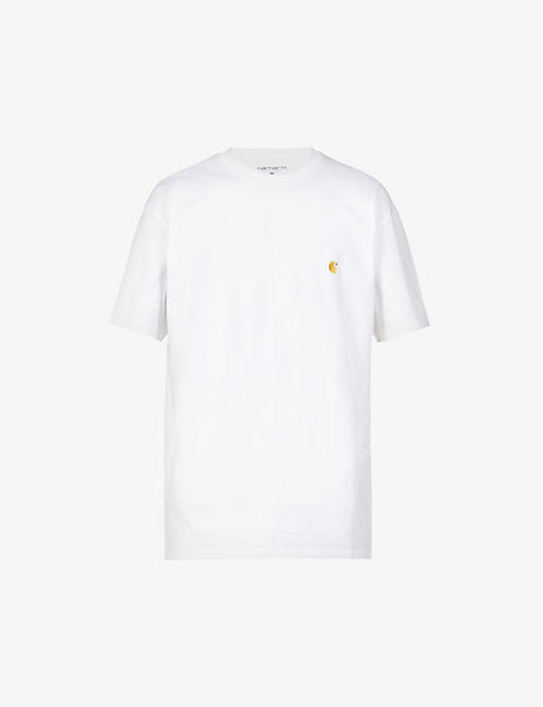 CARHARTT WIP: Chase brand-embroidered cotton-jersey T-shirt