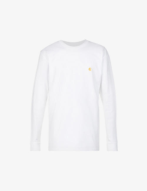 CARHARTT WIP: Chase logo-embroidered cotton-jersey T-shirt