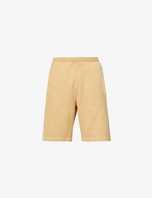 CARHARTT WIP: Nelson logo-embroidered cotton-jersey shorts