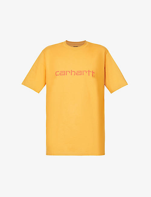 CARHARTT WIP: Script logo-print cotton T-shirt