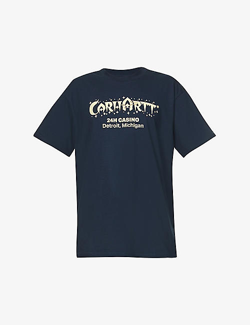 CARHARTT WIP：Casino 图案印花有机棉 T 恤 