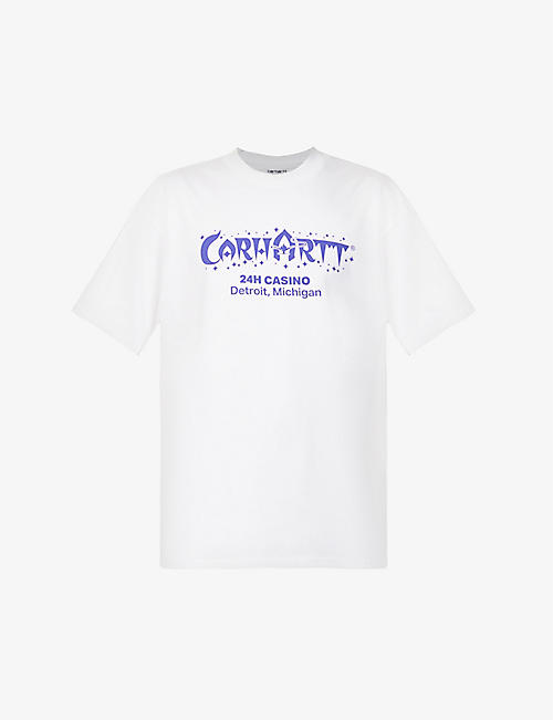 CARHARTT WIP：Casino 图案印花有机棉 T 恤 