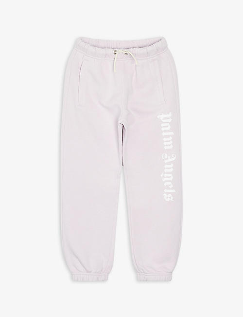 PALM ANGELS: Logo-print cotton jogging bottoms 4-10 years
