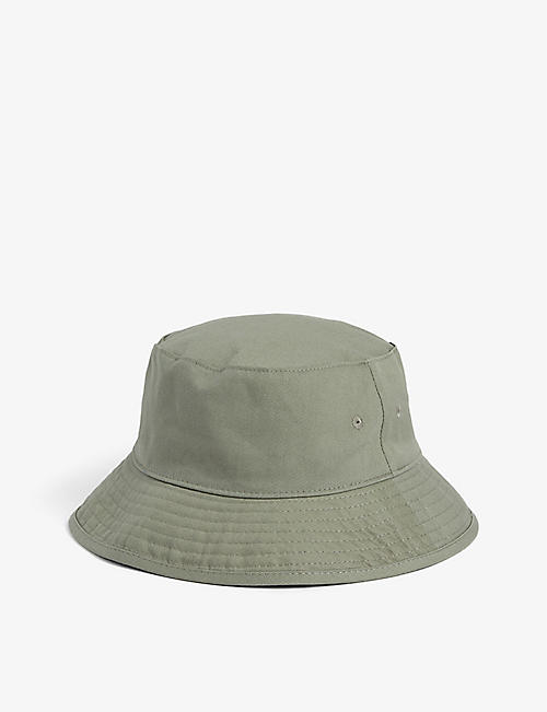 ACNE STUDIOS: Brimmo logo-embroidered cotton bucket hat