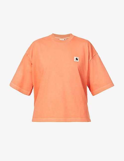 CARHARTT WIP: Nelson brand-embroidered organic-cotton jersey T-shirt