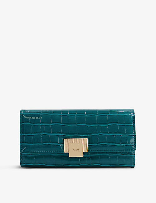 DUNE: Keeping mock-croc faux-leather purse