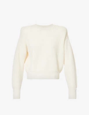 Wardrobe.nyc X Hailey Bieber Hb Virgin Wool Sweater In Off White