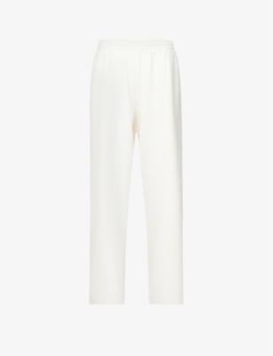 Wardrobe.nyc X Hailey Bieber Neutral Oversize Track Pants In White