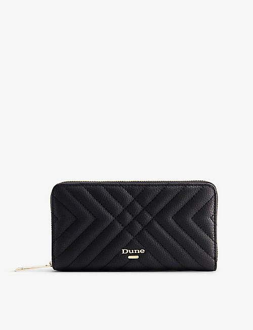 DUNE: Korria quilted faux-leather purse