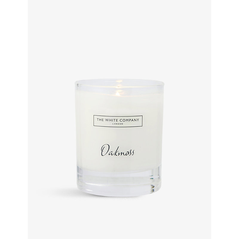 Shop The White Company None/clear Oakmoss Scented Candle 140g