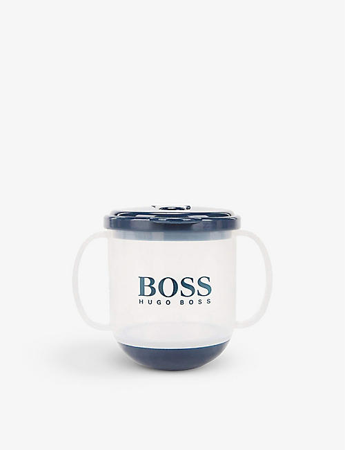 BOSS: Logo-print sippy cup