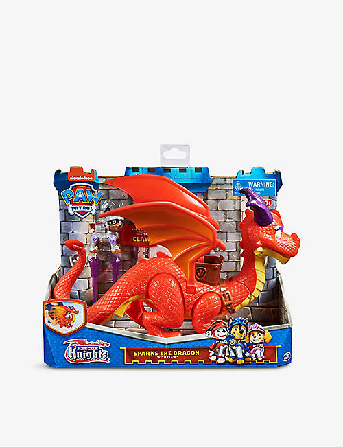 PAW PATROL: Rescue Knights Sparks the Dragon & Claw toy figure set