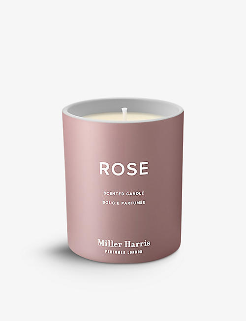 MILLER HARRIS: Rose natural wax scented candle 220g