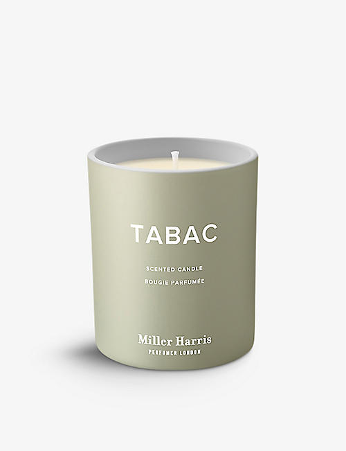 MILLER HARRIS: Tabac natural wax scented candle 220g