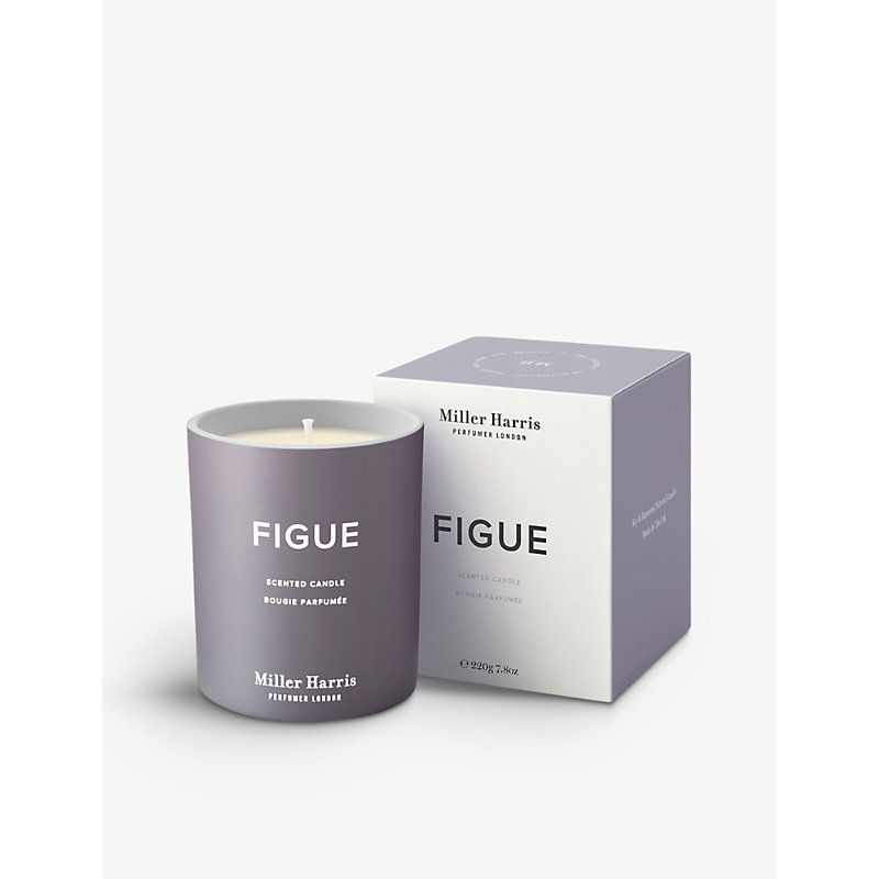 Shop Miller Harris Figue Natural Wax Scented Candle 220g