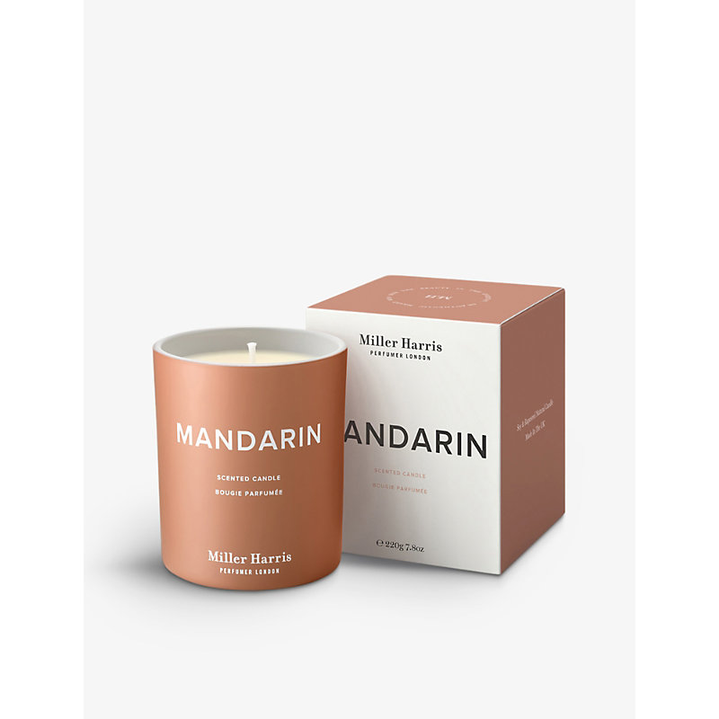 Shop Miller Harris Mandarin Natural Wax Scented Candle 220g