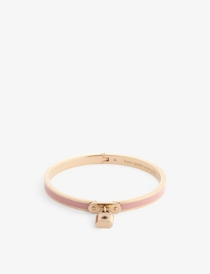 KATE SPADE NEW YORK: Lock metal and cubic zirconia bangle