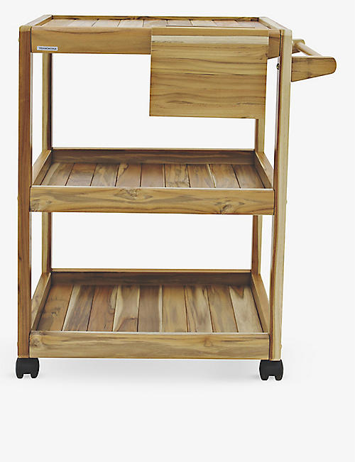 TRAMONTINA: Three-tier wooden serving tray 69cm