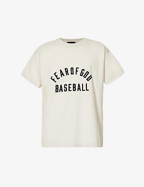 FEAR OF GOD: Baseball logo-print cotton-jersey T-shirt