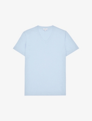 REISS: Dayton V-neck cotton-jersey T-shirt