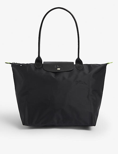 LONGCHAMP: Le Pliage large recycled-polyamide tote bag