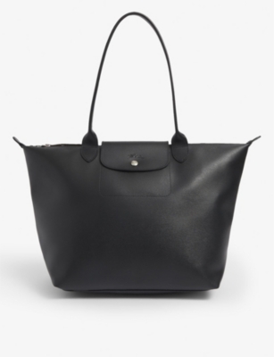 longchamp black and brown bag