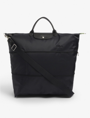 Longchamp Le Pliage Panier Top Handle Bag in Black