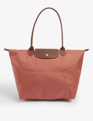 LONGCHAMP Le Pliage large shell shoulder bag Selfridges