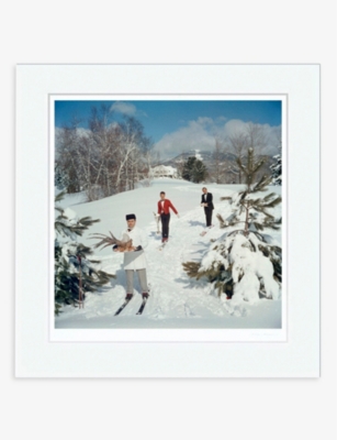 Slim Aarons Skiing Waiters open-edition print...